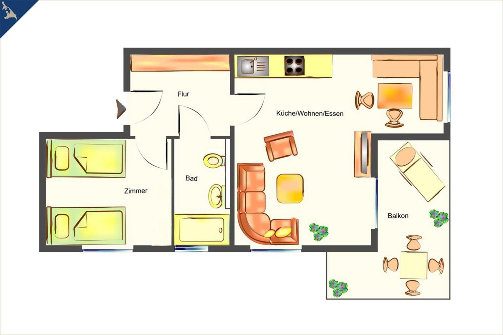 Apartment Ferienidyll 11 Heringsdorf Dış mekan fotoğraf